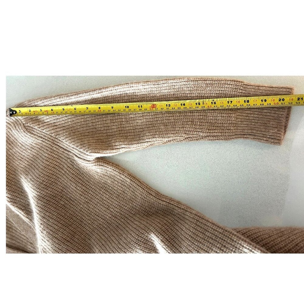 Quince - Mongolian Cashmere Fisherman Boxy Cropped Cardigan Sweater Sz S - Picture 10 of 10